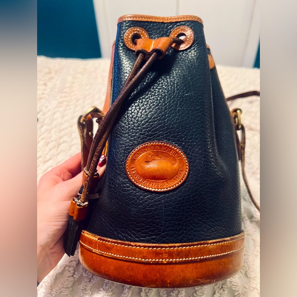 Dooney and Bourke leather bucket bag